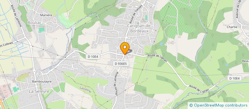 localisation de l'entreprise SCI SIMARD  CARIGNAN-DE-BORDEAUX