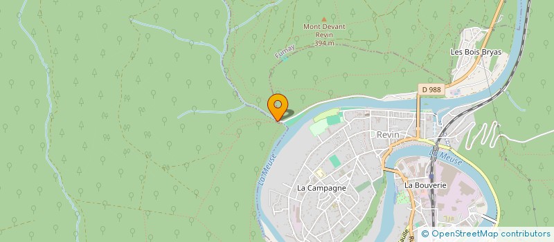 localisation de l'entreprise SCI SIMAREV  FUMAY