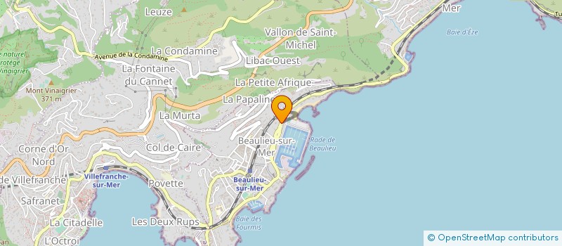 localisation de l'entreprise SCI SIMARI à BEAULIEU-SUR-MER