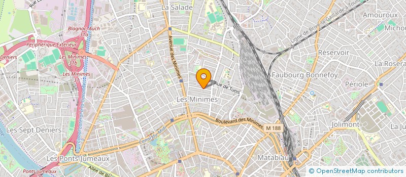localisation de l'entreprise SCI SIMASEL à TOULOUSE
