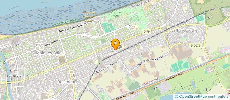 localisation de l'entreprise SCI SIMBA à DUNKERQUE