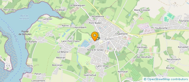 localisation de l'entreprise SCI SIMBADEN  BADEN