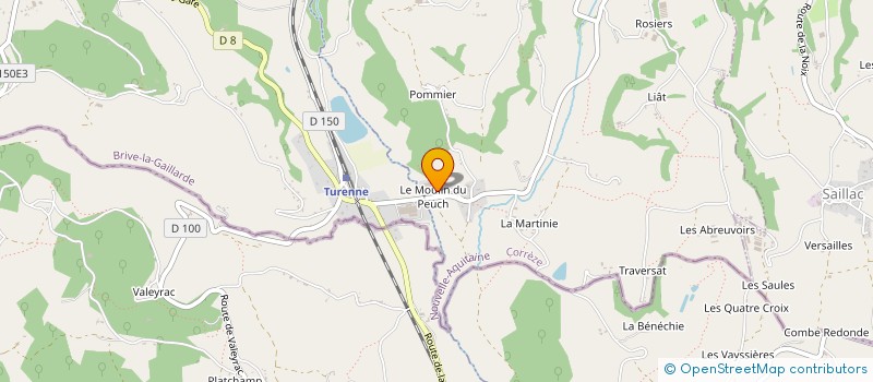 localisation de l'entreprise SCI SIMBELIE  LIGNEYRAC