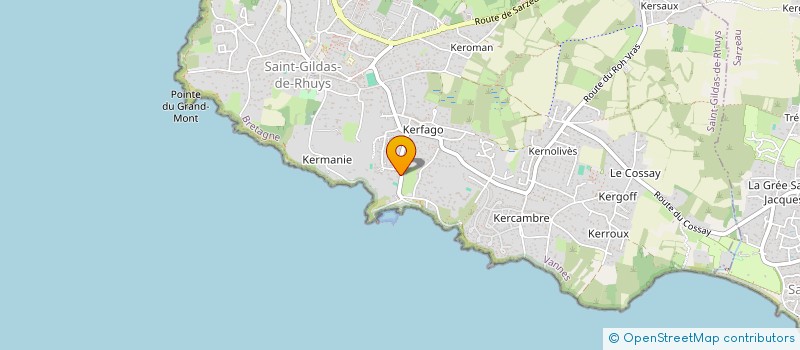 localisation de l'entreprise SCI SIMCA  SAINT-GILDAS-DE-RHUYS