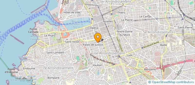 localisation de l'entreprise SCI  SIMCAPP  MARSEILLE