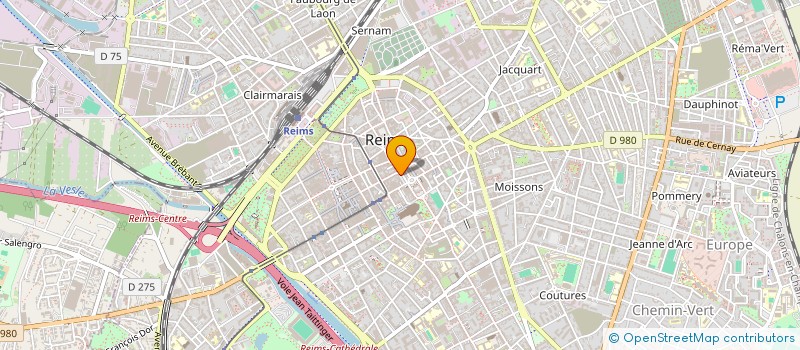 localisation de l'entreprise SCI SIMCO  REIMS