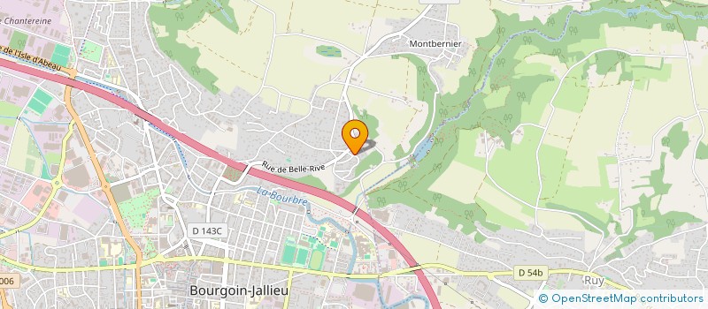 localisation de l'entreprise SCI SIMCO  BOURGOIN-JALLIEU