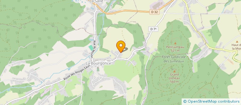 localisation de l'entreprise SCI SIMELI  LA BOURGONCE