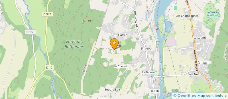 localisation de l'entreprise SCI SIMEON  BRENS