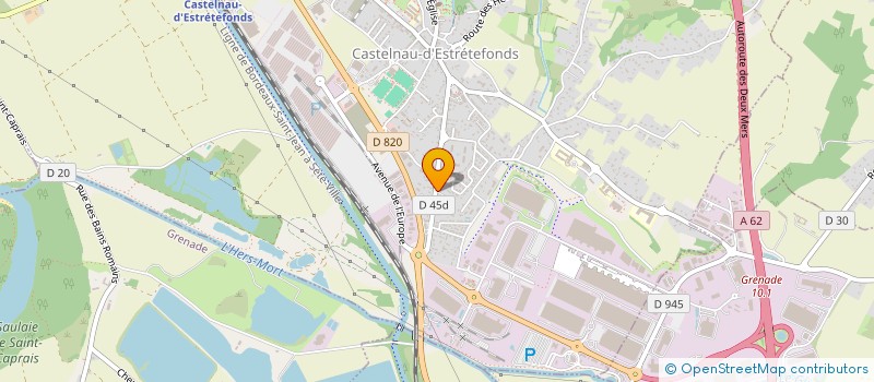 localisation de l'entreprise SCI SIMEONI  CASTELNAU-D'ESTRETEFONDS