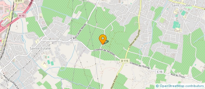 localisation de l'entreprise SCI SIMERAU  SAINT-LOUBES