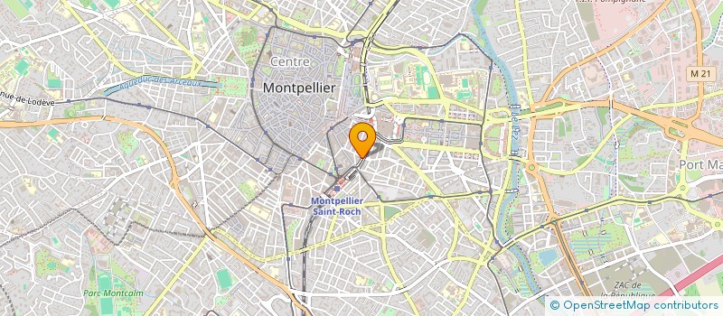localisation de l'entreprise SCI SIMHA à MONTPELLIER