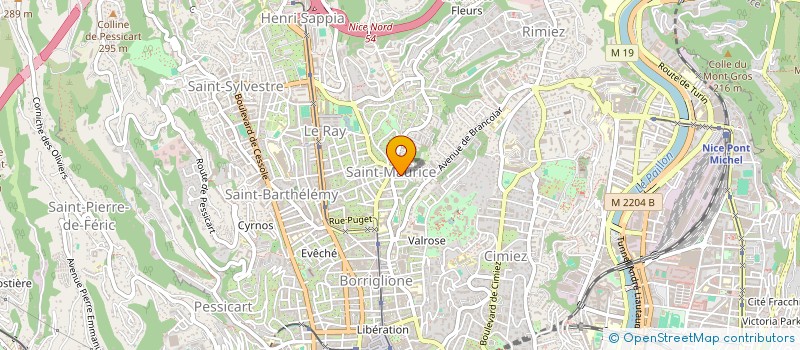 localisation de l'entreprise SCI SIMIC à NICE