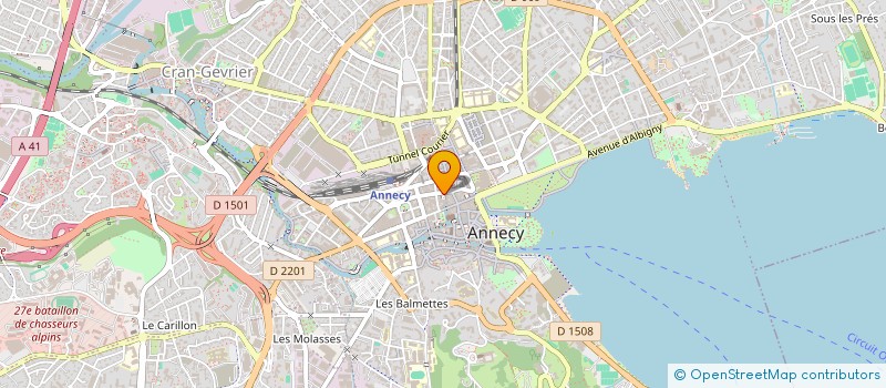 localisation de l'entreprise SCI SIMILIA à ANNECY