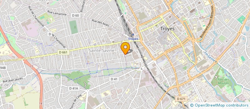 localisation de l'entreprise SCI SIMIRA à TROYES