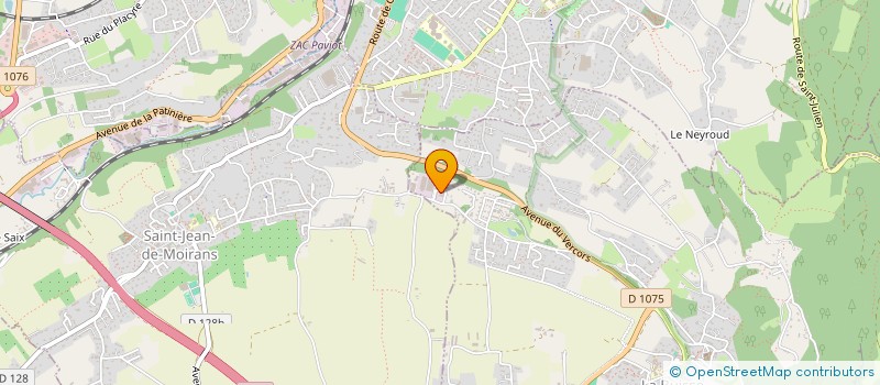 localisation de l'entreprise SCI SIMLEX  LA BUISSE