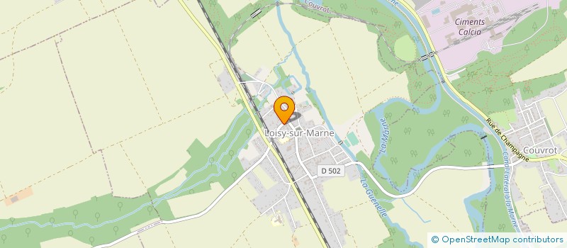 localisation de l'entreprise SCI SIMLIPI  LOISY-SUR-MARNE