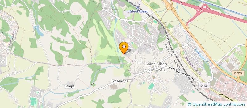 localisation de l'entreprise SCI SIMLOC  L'ISLE-D'ABEAU