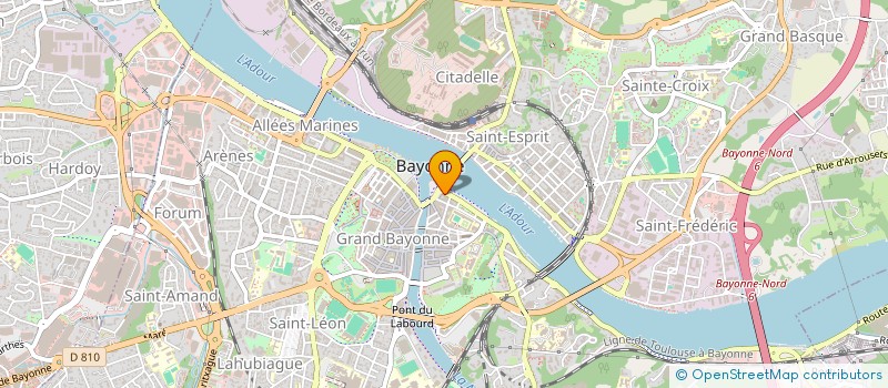 localisation de l'entreprise SCI SIMMADOUR à BAYONNE