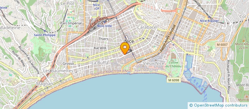 localisation de l'entreprise SCI SIMO à NICE