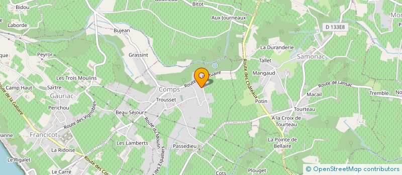 localisation de l'entreprise SCI SIMO HABITAT  COMPS