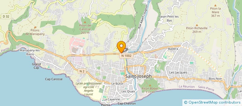 localisation de l'entreprise SCI SIMOB à SAINT-JOSEPH
