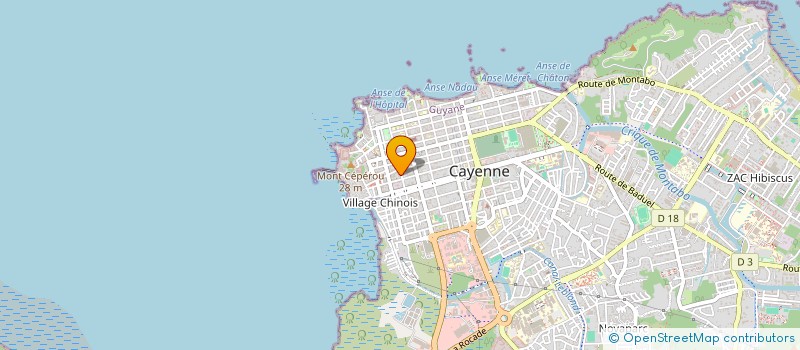 localisation de l'entreprise SCI SIMOES  CAYENNE