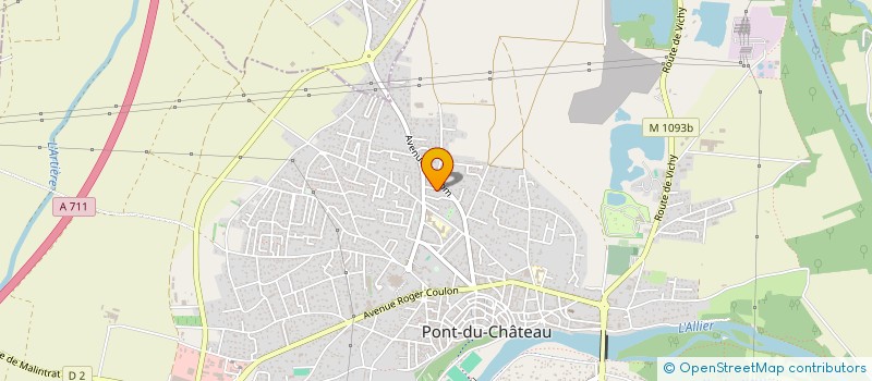 localisation de l'entreprise SCI SIMOES  PONT-DU-CHATEAU