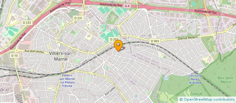 localisation de l'entreprise SCI SIMOES FABIAO  VILLIERS-SUR-MARNE