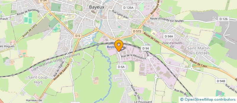 localisation de l'entreprise SCI SIMON  BAYEUX