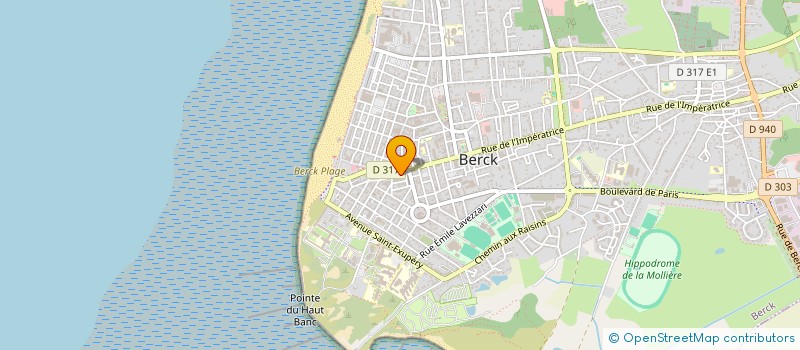 localisation de l'entreprise SCI SIMON à BERCK