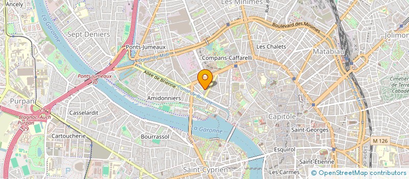 localisation de l'entreprise SCI SIMON à TOULOUSE
