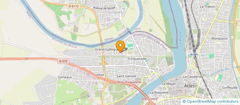 localisation de l'entreprise SCI SIMON à ARLES