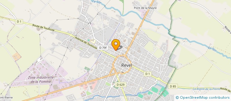 localisation de l'entreprise SCI SIMON  REVEL