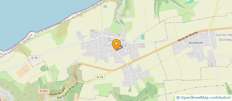 localisation de l'entreprise SCI SIMON à SENNEVILLE-SUR-FECAMP