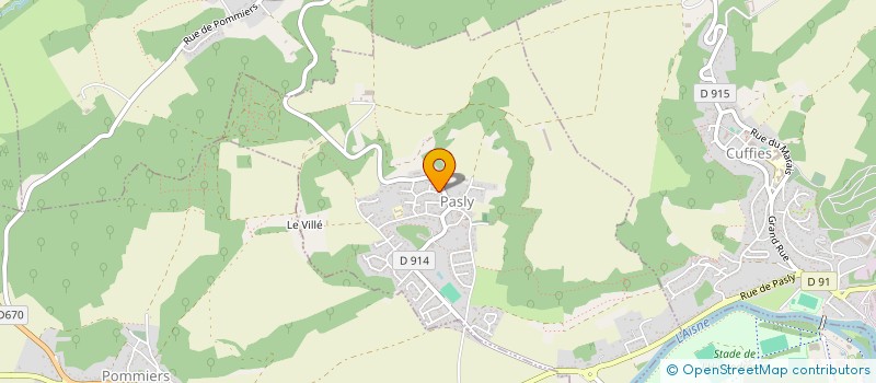 localisation de l'entreprise SCI SIMON  PASLY