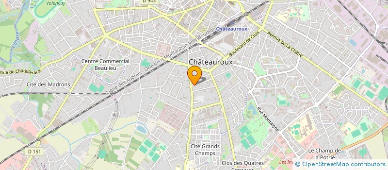 localisation de l'entreprise SCI SIMON à CHATEAUROUX