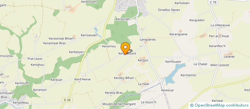 localisation de l'entreprise SCI SIMON  PLOUMOGUER