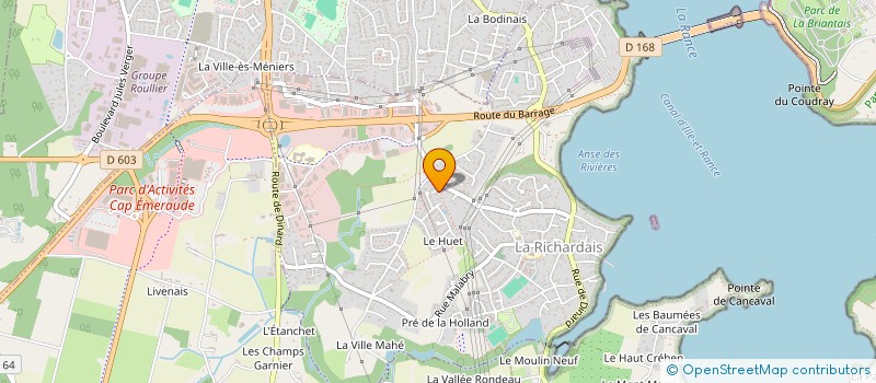 localisation de l'entreprise SCI SIMON  LA RICHARDAIS