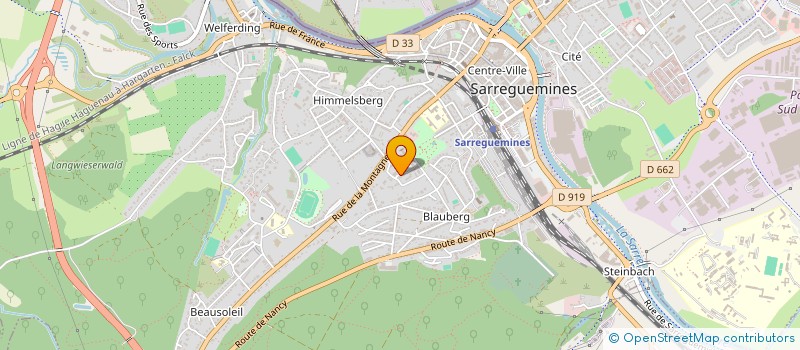 localisation de l'entreprise SCI SIMON à SARREGUEMINES