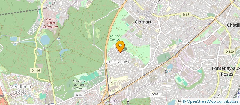 localisation de l'entreprise SCI SIMON-92  CLAMART