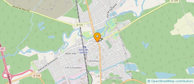 localisation de l'entreprise SCI SIMON BENOIST  SALBRIS
