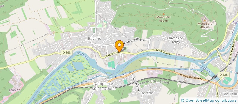 localisation de l'entreprise SCI SIMON-BERNARD  LAIRE