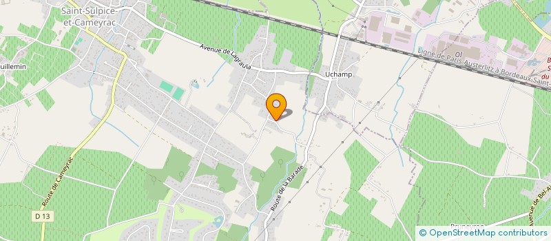 localisation de l'entreprise SCI SIMON BOUTIN  SAINT-SULPICE-ET-CAMEYRAC