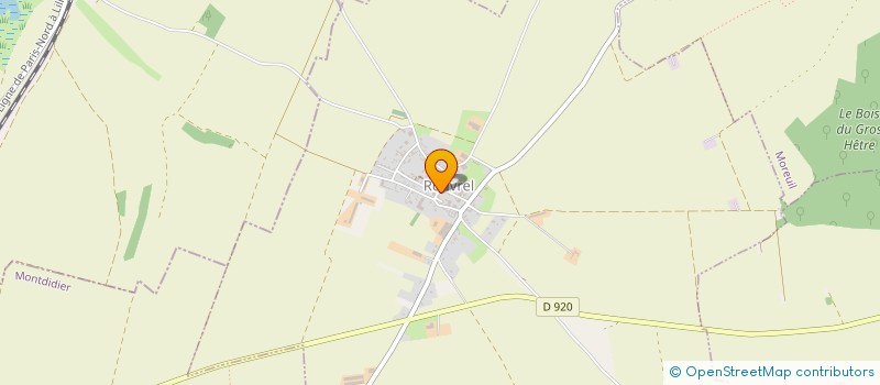 localisation de l'entreprise SCI SIMON DE BEAUVAIS  ROUVREL