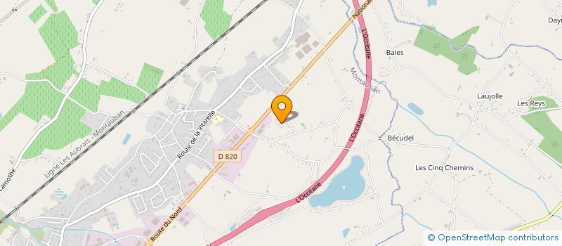 localisation de l'entreprise SCI SIMON DUTHEIL  MONTAUBAN