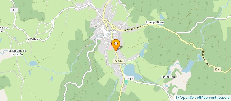 localisation de l'entreprise SCI SIMON ET FLORINE  LORMES