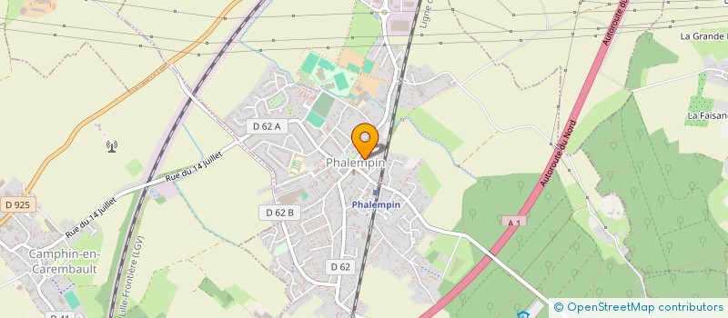 localisation de l'entreprise SCI SIMON & GASPARD  PHALEMPIN