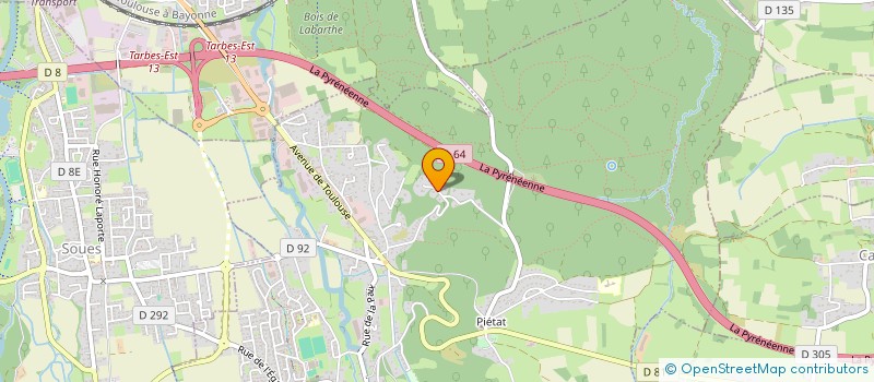 localisation de l'entreprise SCI SIMON GOBELINS  BARBAZAN-DEBAT