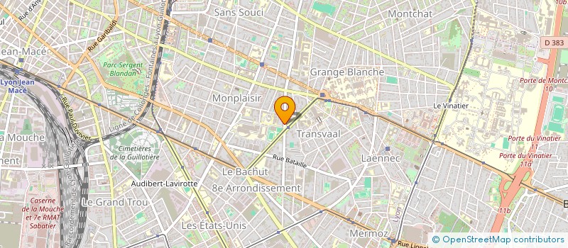 localisation de l'entreprise SCI SIMON I  LYON